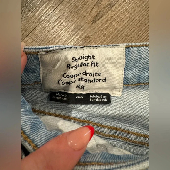 H&M straight regular fit jeans size 29 - Picture 2 of 3